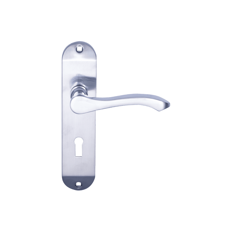 DH180A31L Smart Levaver Porta maçaneta no cromo de cetim da placa